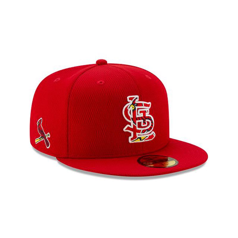 MLB St. Louis Cardinals 2021 Spring Training 59Fifty Fitted (LUL7501) - Red New Era Caps